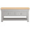 Seconique Bordeaux 2 Drawer Coffee Table - Pebble Grey/Oak 6