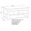 Seconique Bordeaux 2 Drawer Coffee Table - Pebble Grey/Oak 8