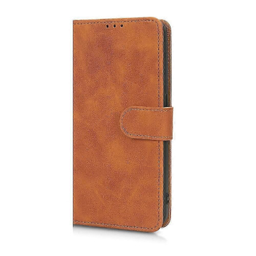 (Brown) Compatible With Nokia XR20 Wallet Case, Leather Folio Cover Kicksta... 1