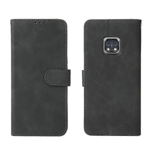 (Black) Compatible With Nokia XR20 Wallet Case, Leather Folio Cover Kicksta... 2