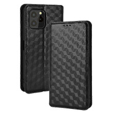 (Black) Case for Oukitel C21 Pro Card Holder Flap Functional PU Leather Fli...