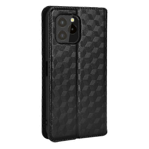 (Black) Case for Oukitel C21 Pro Card Holder Flap Functional PU Leather Fli... 1