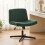 Homcom HOMCOM Desk Chair with Wide Seat, Thick Padding, Rock Function, Green 2