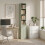 Homcom HOMCOM Bookcase Adjustable Shelf 6-Tier Light Green 2
