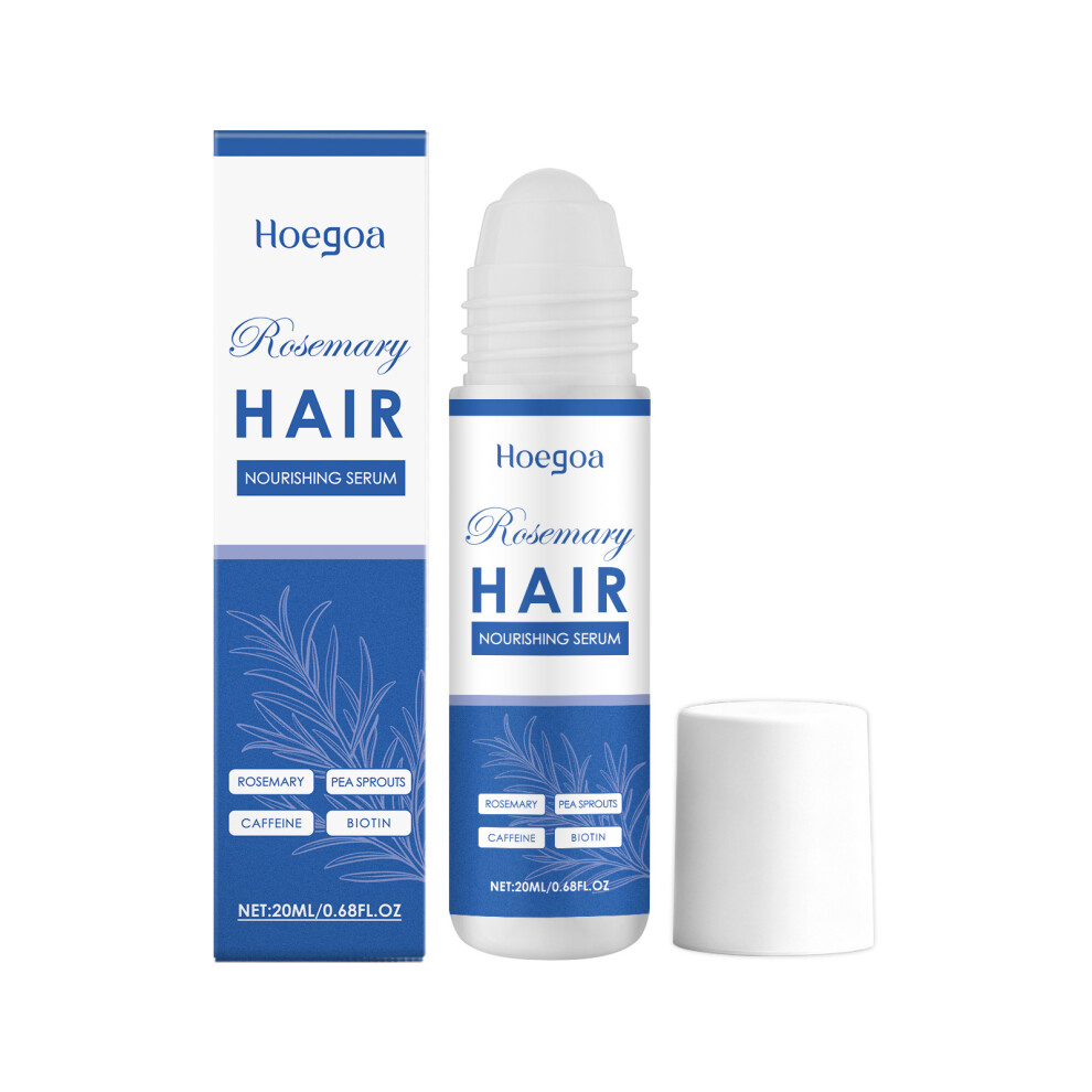 (20ml) HOEGOA Rosemary Hair Care Roll-on Essence Refreshing and moisturizing daily convenient mild and smooth hair care essence