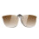 Polarisierte Clip-on-Sonnenbrille Brown 4