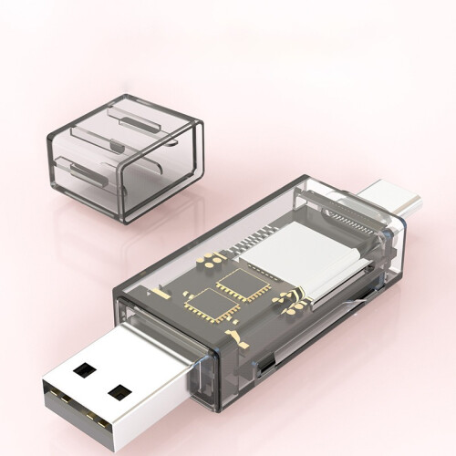 Type-C + USB Dual-Kartenleser 2