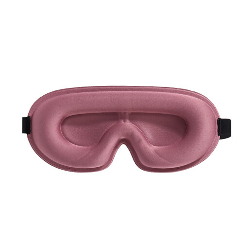 3D Contoured Sleep Eye Mask - Light Blocking & Comfortable Pink 1