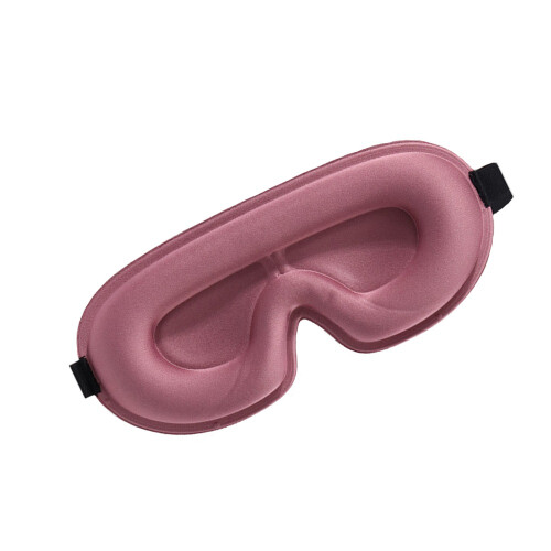 3D Contoured Sleep Eye Mask - Light Blocking & Comfortable Pink 2