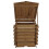 Actiasgear Wooden Compost Bin 328L BeeHive Style 1