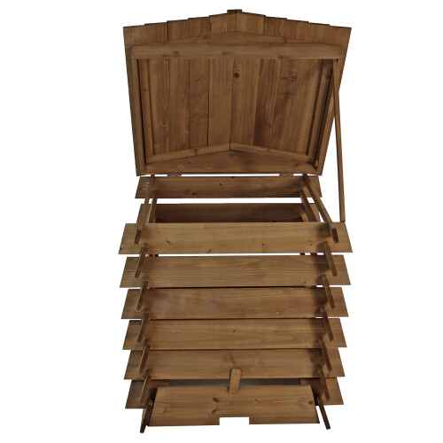 Actiasgear Wooden Compost Bin 328L BeeHive Style