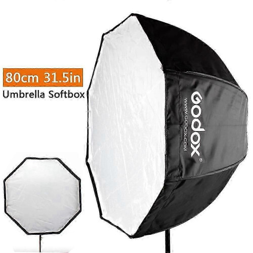 Godox Photo Studio Portable Octagon Speedlite Umbrella Softbox Reflector 80cm Lighting Diffuser 1
