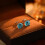 Blaue Zirkonohrringe, super blinkender Ohrschmuck 4