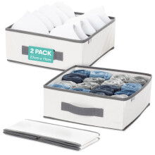Wardrobe Fabric Boxes - Set of 2