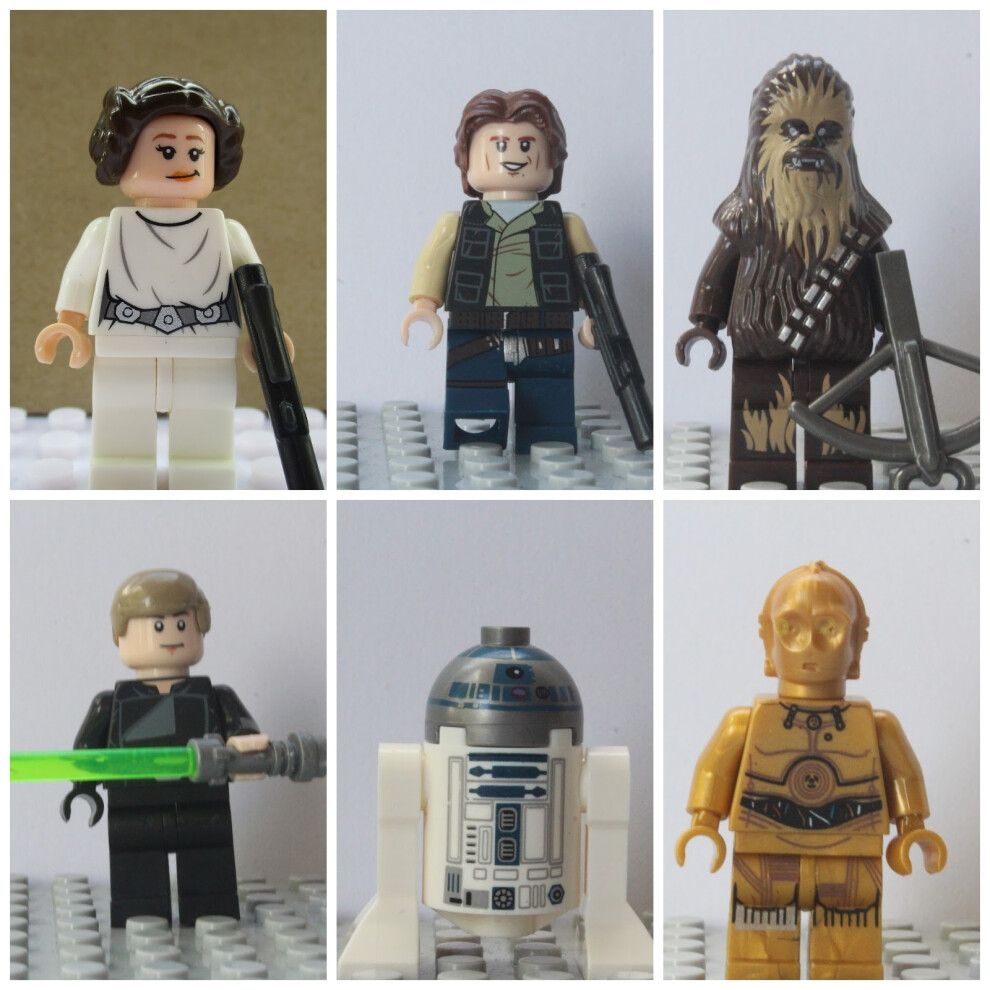 Photos - Action Figures / Transformers Lego Star Wars Hero Toy MiniFigures Han Solo Luke Anakin Skywalker Leia Colectible Figures
