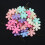60Pcs Random Color Plastic+Metal Flower  Wire Loop DIY Needle Threader Stitch Insertion Hand Machine Sewing Tool 8