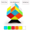 Rubik's cube 6x6 Stickerless Speed Cube 6x6x6 3D Puzzle Toy 3