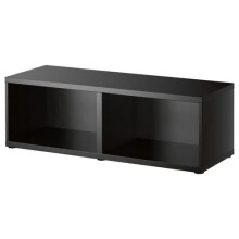 IKEA BESTÅ Cabinet Frame-Black Brown 120x40x38cm