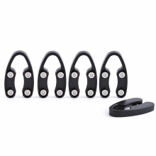 4-Klingen-Weinfolienschneider, 5er-Pack – Edelstahlklingen mit ergonomischem ABS-Griff, kompakter Folienentferner für Weinflaschen