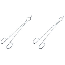 2Stck 45cm Edelstahl Tiegel Tong Clamp Graphit Schmelzofen Zangenhalter