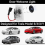 Compatible with Tesla Model 3 Model Y Model S Model X Car Door Logo Projector Light, 4 Pcs/pack 2