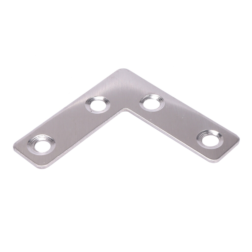 50Mmx50mmx1mm L Shaped Flat Fixing Mending Repair Plates Brackets 60Pcs 6031334578778