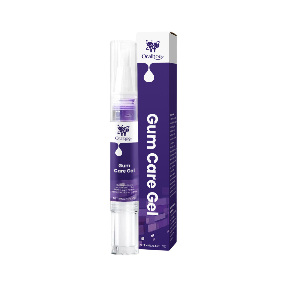 (4ml) ORALHOE Purple Gum Care Gel Deeply cleans tooth stains and gently cares for gums