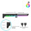 ARGB 5V 3PIN  Card Bracket Adjustable ARGB AURA SYNC Computer  Card GPU Bracket Stable Support Black 1