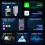 Wireless Android Auto Adapter 2 In1 Wireless CarPlay Dongle AI  Box Car Intelligent System USB Plug and  Silver 1