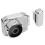 Electric Fingerprint Lock for Frameless Glass Doors, Push-Pull Sliding Glass Cabinet Showcase Silver 2