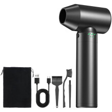 High-Speed 80000RPM Turbo Jet Fan Brushless Motor Handheld Duct Wireless Air Gun Powerful Thrust Electric Dryer for Cars