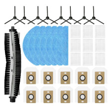 Pour les Accessoires D'Aspirateur pour A30 Pro, Brosses Principales, Brosses Latérales, Chiffon de Nettoyage, Sac à Poussière, Accessoires de