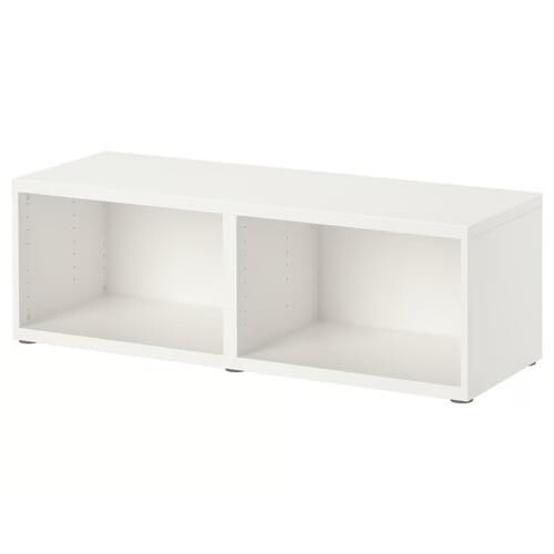 IKEA BESTÅ Cabinet Frame- White 120x40x38cm
