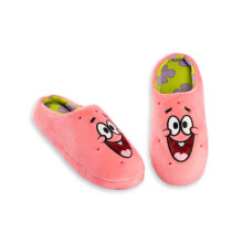 (3-4 UK) SpongeBob SquarePants Mule Slippers (Unisex Pink)
