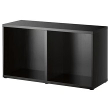 IKEA BESTÅ Black Brown Cabinet Frame 120x40x64cm