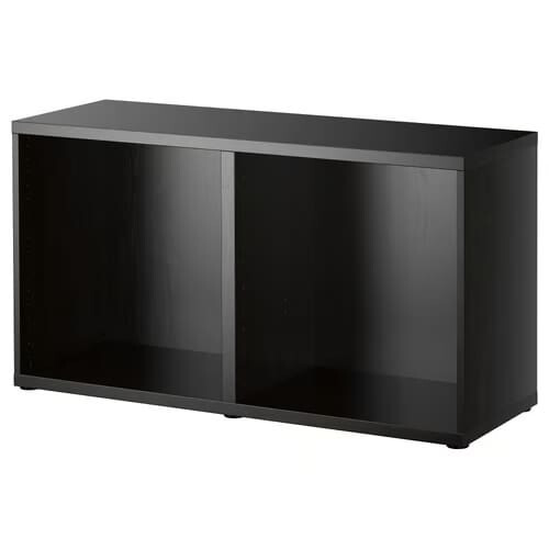 IKEA BESTÅ Black Brown Cabinet Frame 120x40x64cm