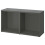 IKEA BESTÅ Cabinet Frame-Dark Grey 120x40x64cm 1