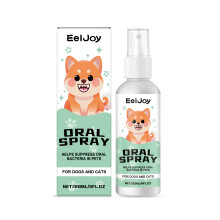 (120ml) EELJOY Pet Oral Spray Freshens Pet Breath Cares Teeth Cleanses Tartar and Yellowing Care Spray
