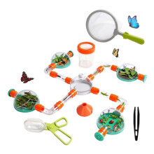 Bug Catcher for Kids, Bug Catcher Kit for Kids with Insect Net and Tweezers, Insect , Outdoor Toy for Ages 4-8