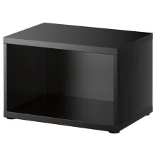 IKEA BESTÅ Cabinet Frame-Black Brown 60x40x38cm