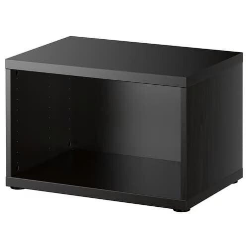 IKEA BESTÅ Cabinet Frame-Black Brown 60x40x38cm