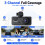 Three Channel 1080P Wifi Car Dash Cam With Night Vision 2