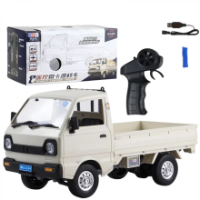 Mini drift RC truck v mierke 1/16, autíčko na diaľkové ovládanie pre deti, model terénneho pickupu s pohonom 2WD