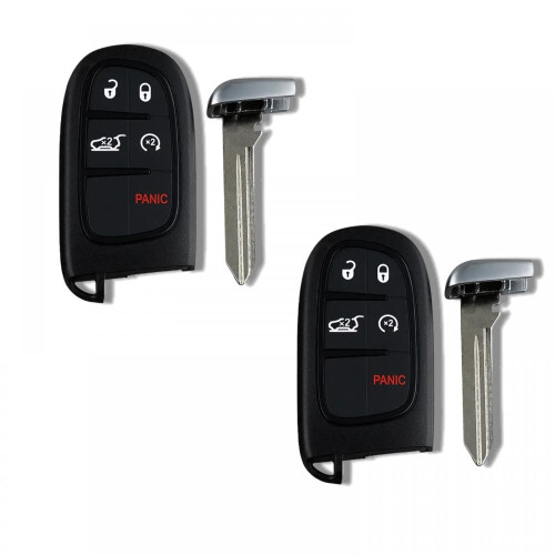 Έξυπνη αντικατάσταση κλειδιού Fob για Chrysler 300 και Dodge Challenger, θήκη κλειδιού τη
