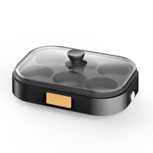 6-Hole Nonstick Egg Frying Pan for Eggs and Small Foods, Multipurpose Breakfast Omelette Skillet for Home Kitchen