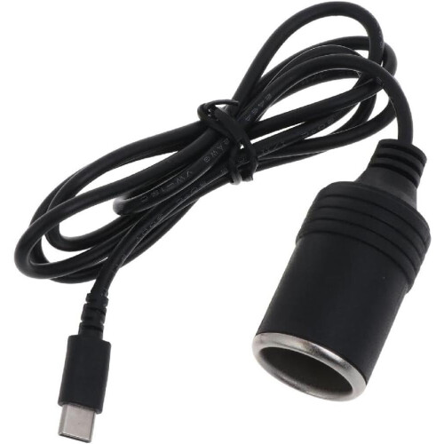 USB C PD Type C σε 12V υποδοχή αναπτήρα αυτοκινήτου θηλυκό καλώδιο προσαρμογέα τρο