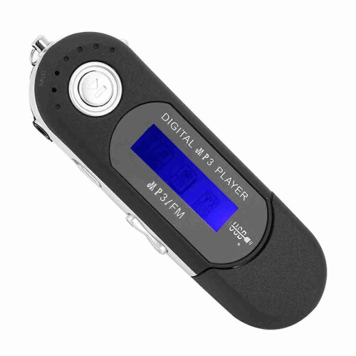 Φορητή συσκευή αναπαραγωγής μουσικής MP3 με οθόνη LCD, επαναφορτιζόμενη USB, ρα