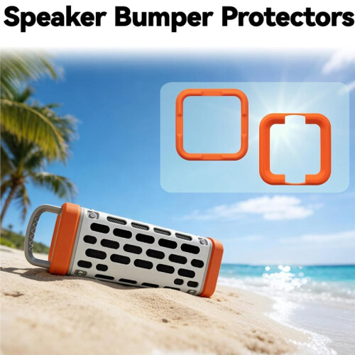 Speaker Bumper Protectors for Turtlebox Ranger, Silicone Protective Speaker Shock-Absorbent Sleeve 2