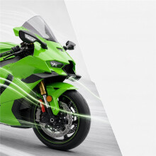 Seitenfeste Windabweiser-Verkleidungsspoiler-Zubehör für ZX-10R 2021-25 im Carbonfaser-Muster