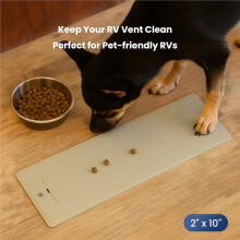 RV Floor Vent Cover 2"X10" Register with Removable Cover, Durable Essential